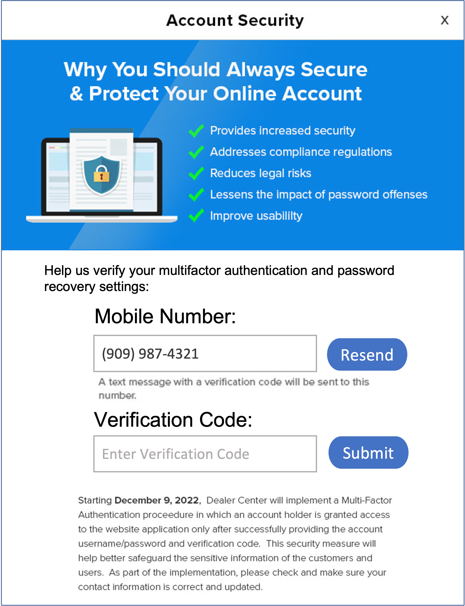 How to Verify a  Account   Verification via Mobile