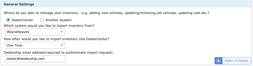 Inventory Importer - DealerCenter General Settings.png
