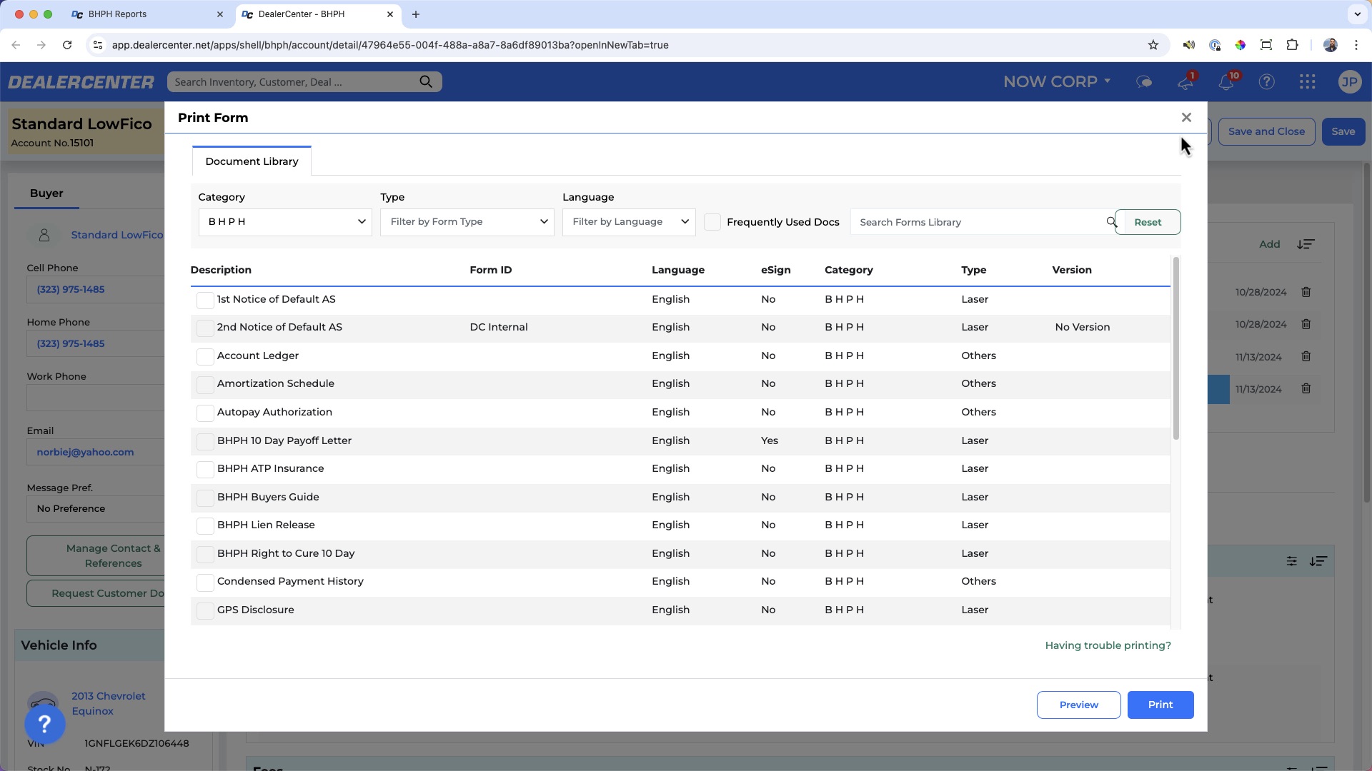 Document Library