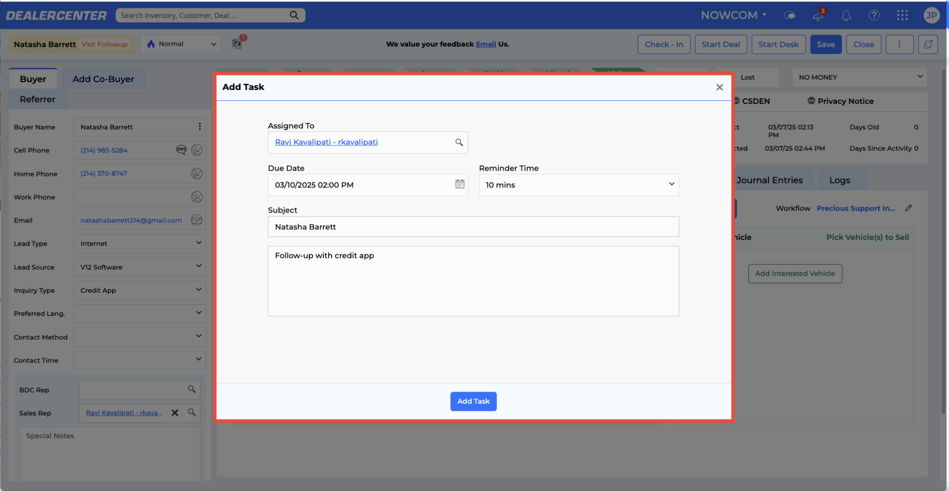 CRM - Add Task Screen.png