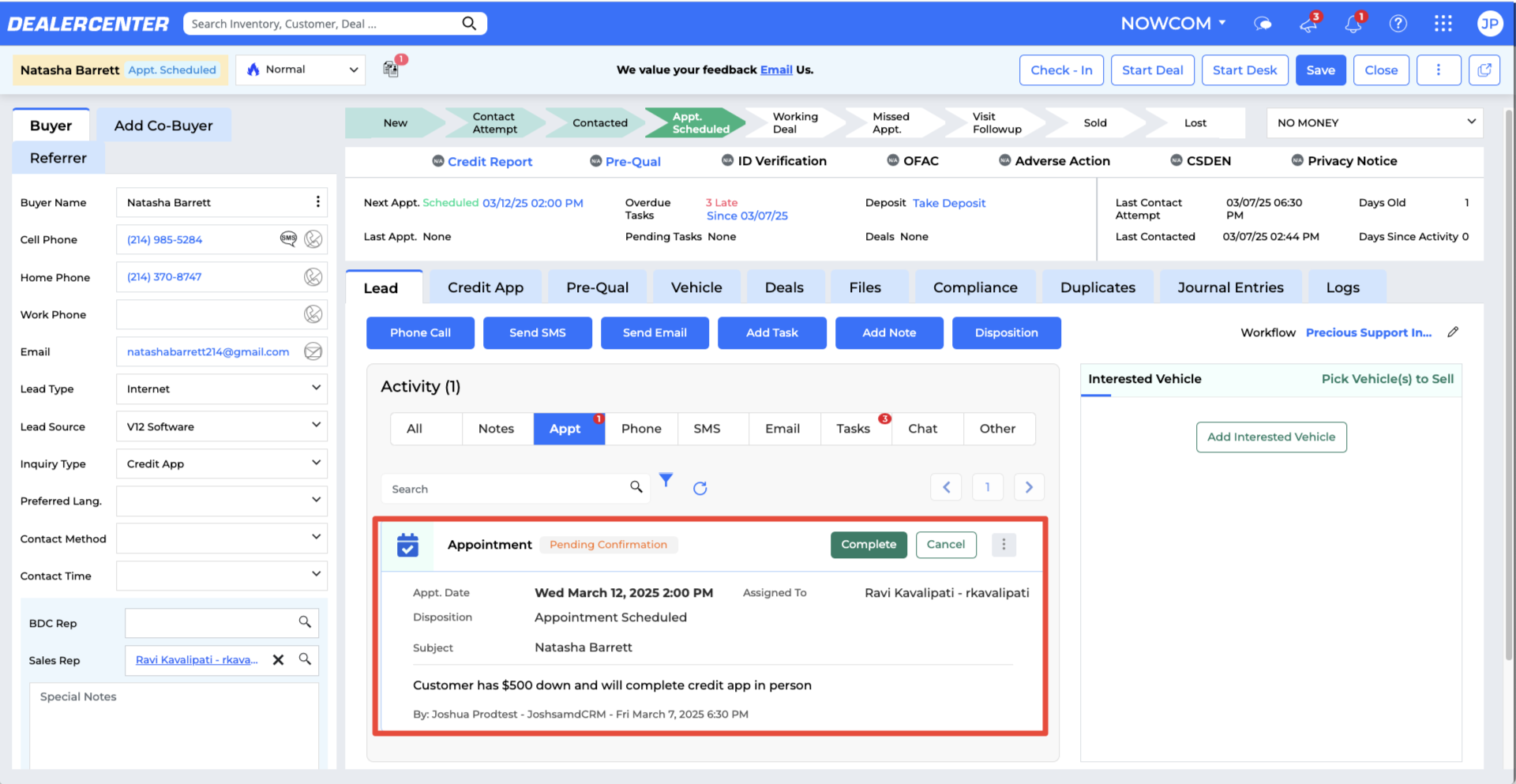 CRM - Appointment Activity.png