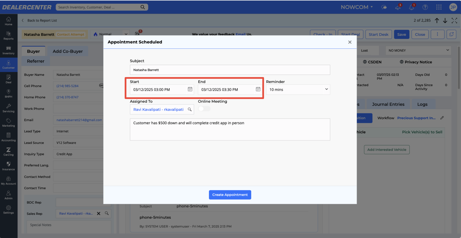 CRM - Create Appointment.png