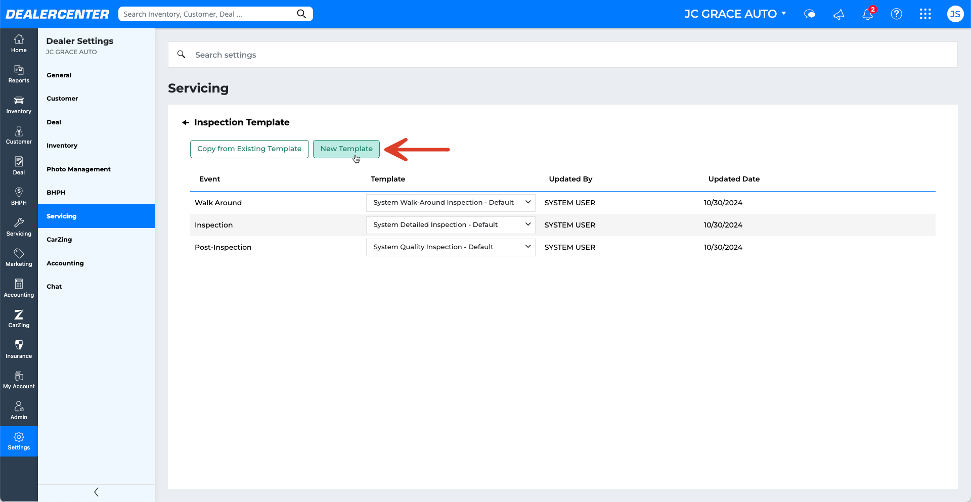 Servicing Settings - Inspection Templates 2.png