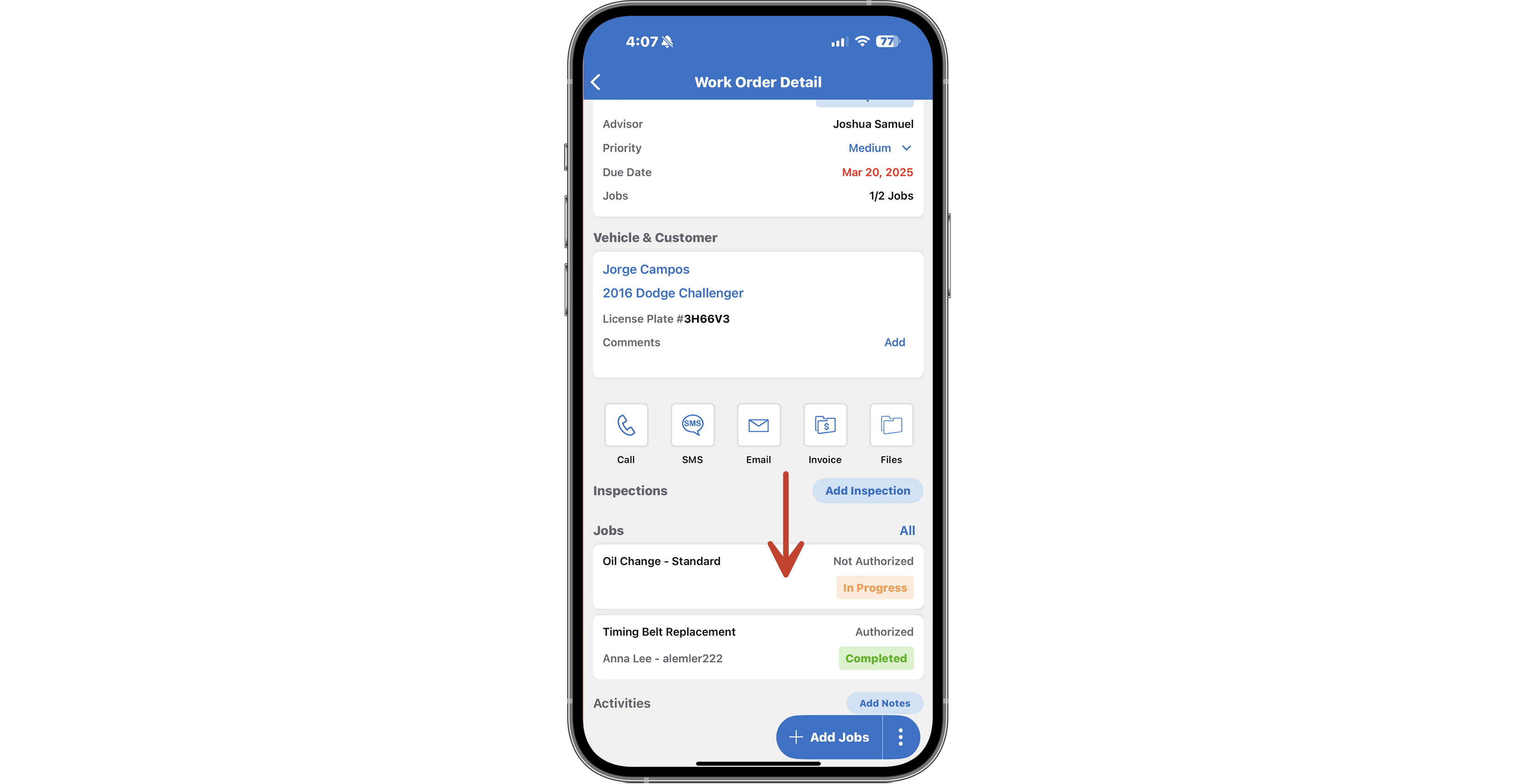 Servicing - Mobile - Work Order - Jobs.png